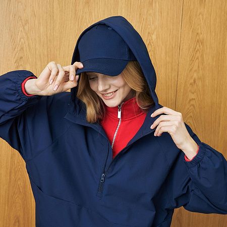 Бейсболка Фит (Fit), 5 клиньев, синий