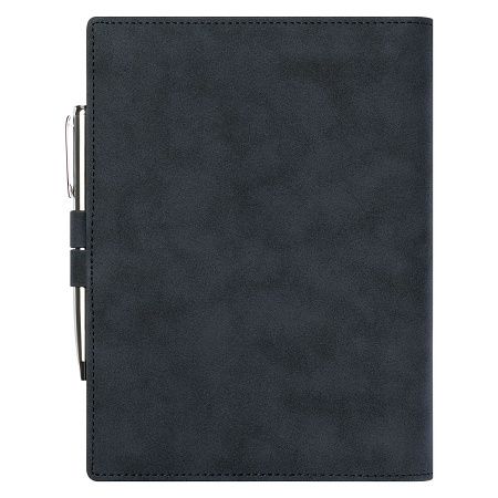 Ежедневник-портфолио Clip NEO недатированный в подарочной коробке, черный (в комплекте ручка Tesoro серебро)