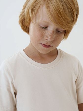 Футболка детская T-Bolka Kids, молочно-белая, размер 6 лет (106-116 см)