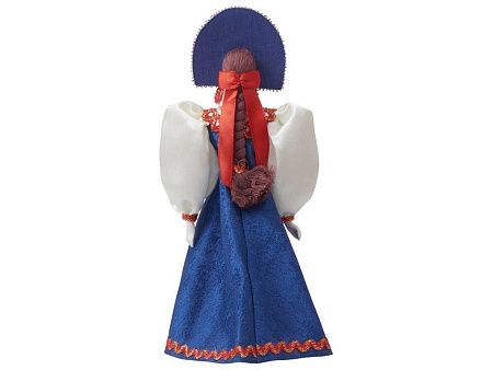 Подарочный набор: кукла фарфоровая, мёд с грецким орехом