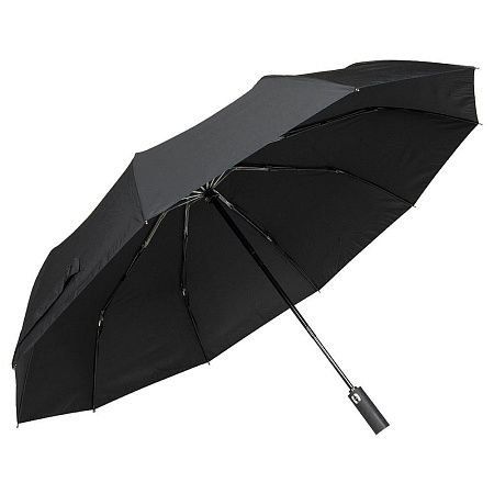 Зонт складной автоматический Forest Cardiff Safeclosing, чёрный