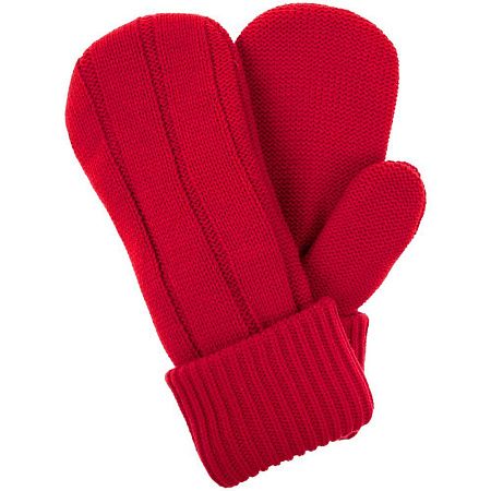 Варежки Knit Beat, красные, размер L/XL