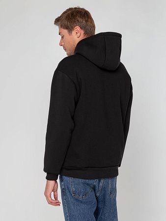 Худи унисекс оверсайз Full Swing, черное, размер XS/S