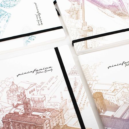 Блокнот линованный Pininfarina ITALIAN BEAUTY FIRENZE из каменной бумаги, А5