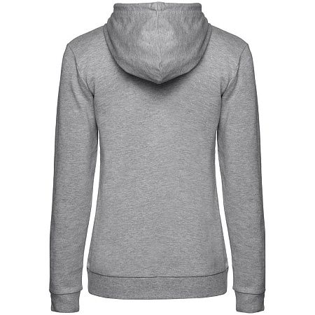 Толстовка с капюшоном женская Hoodie, серый меланж, размер S