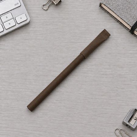 Ручка из переработанной бумаги с колпачком "Recycled"