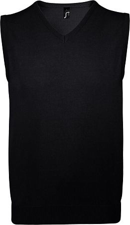 Жилет унисекс Gentlemen, черный, размер S