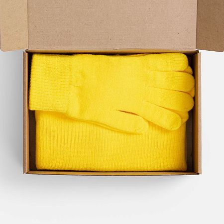 Набор Knit Warm, желтый