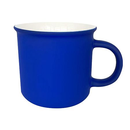 Кружка Camping, софт тач, темно-синий