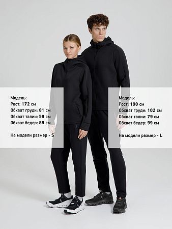 Куртка с капюшоном унисекс Begi, черная, размер M