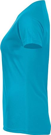 Футболка женская Sporty Women 140, бирюзовая, размер L