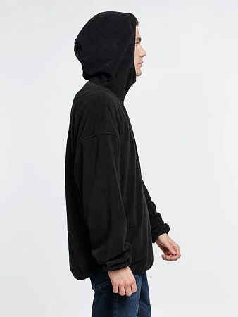 Анорак флисовый унисекс Fliska, черный, размер M/L