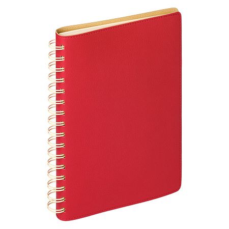 Ежедневник Vista недатированный, красный/бежевый