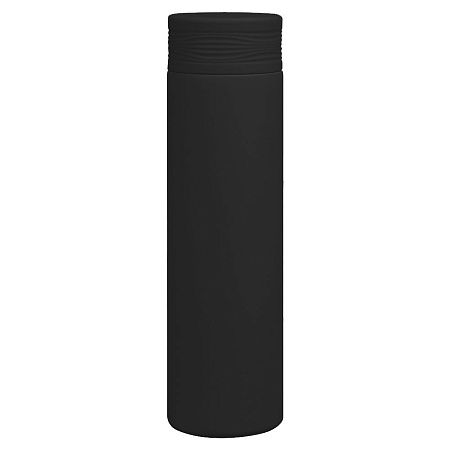 Термос Balance вакуумный стальной, 500 мл, пластиковая крышка, черный, матовый