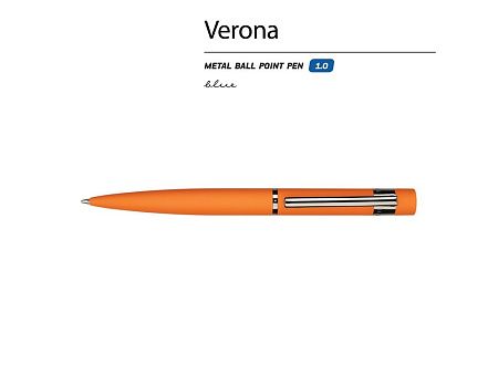 Ручка металлическая шариковая «Verona», софт-тач