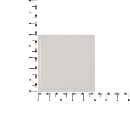 Лейбл из ПВХ Dzeta, L, прозрачный