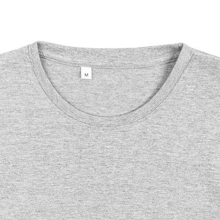 Футболка унисекс T-Bolka 180, светлый меланж, размер S