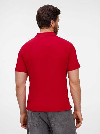 Рубашка поло унисекс Tervise, красная, размер XXL