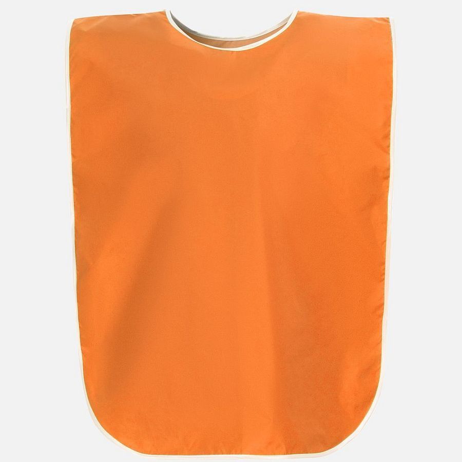 Манишка Member, оранжевая с белым