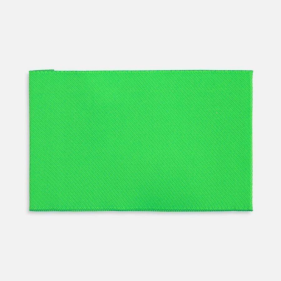 Лейбл тканевый Epsilon, XL, зеленый неон