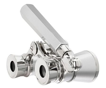 Театральный бинокль-лорнет Broadway 325E, серебристый