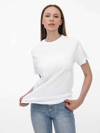 Футболка унисекс T-Bolka 180, белая, размер XL