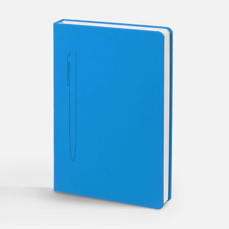 Ежедневник Magnet Shall, недатированный, голубой