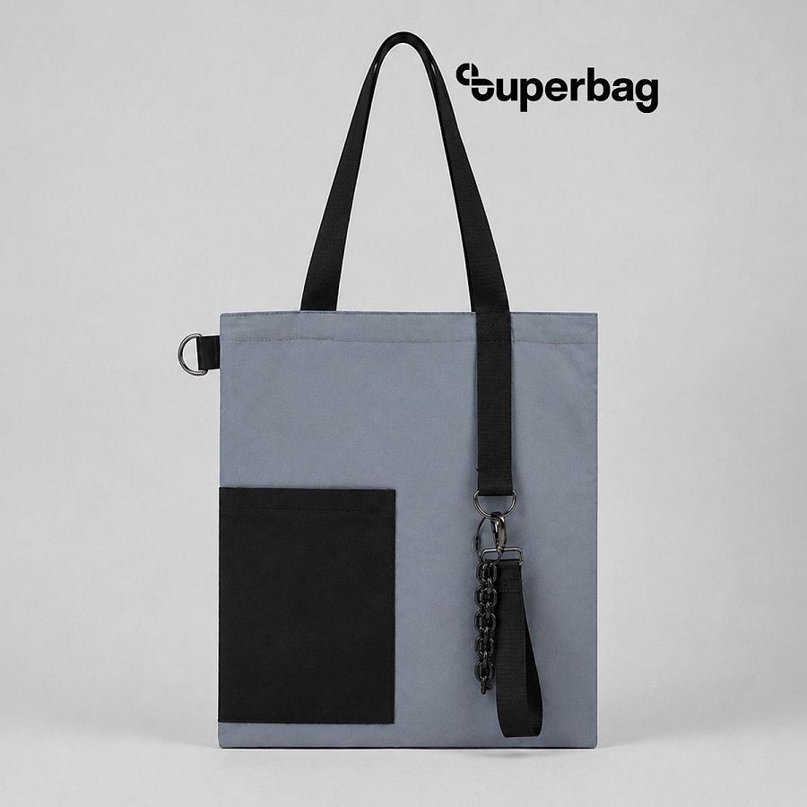Набор Superbag Color kit: шоппер с обвесом