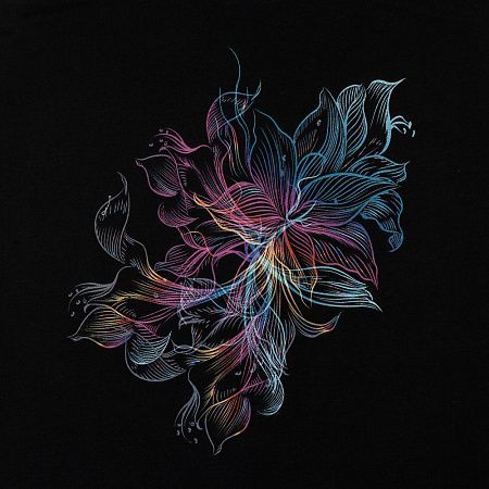 Майка женская Vibrance, черная, размер S