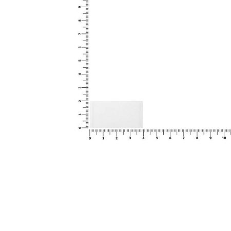 Лейбл из ПВХ Dzeta, XS, прозрачный