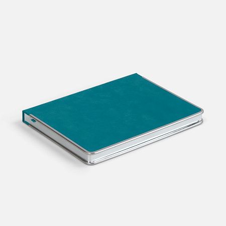 Ежедневник Metal Frame на заказ, датированный, бирюзовый