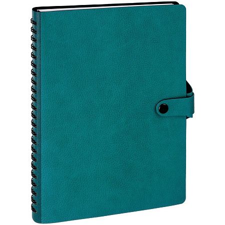 Ежедневник Strep Front на заказ, недатированный, бирюзовый