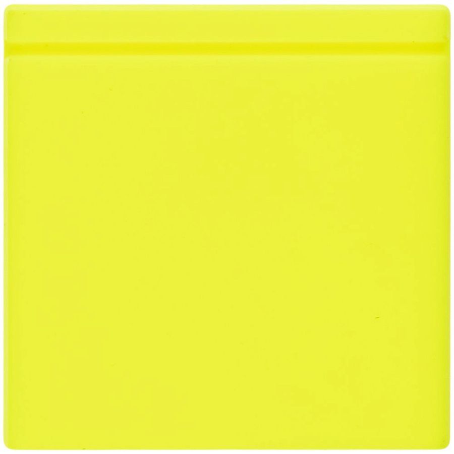 Лейбл из ПВХ Kare, желтый неон