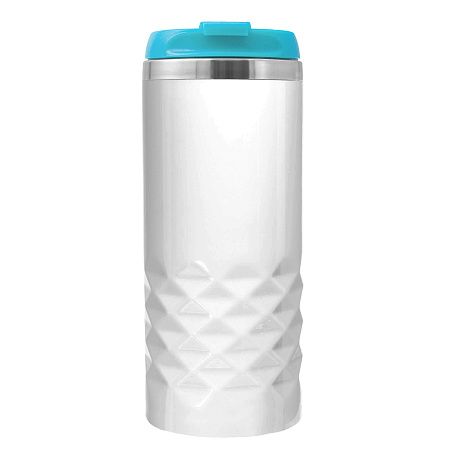 Термокружка NEXT WHITE 350мл. Белая с бирюзовой крышкой 6042.16