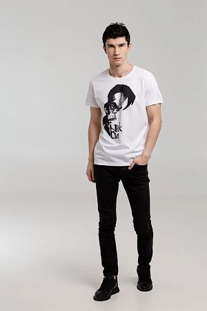 Футболка «Меламед. Nick Cave», белая, размер S