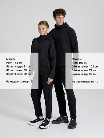 Куртка с капюшоном унисекс Begi, черная, размер S