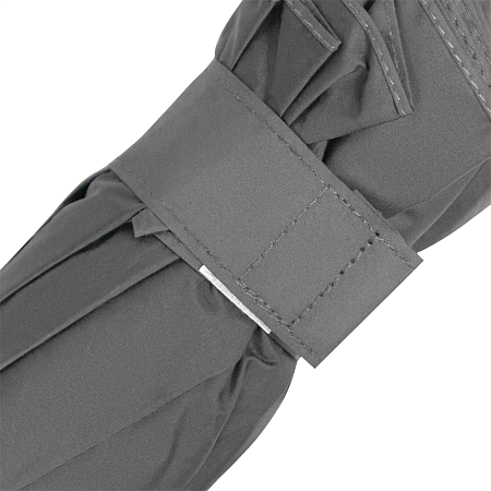 Зонт складной автоматический обратного сложения Forest Liverpool Reverse Safeclosing, диаметр 117 см, 10 панелей, с плавным закрытием, в подарочной коробке, серый