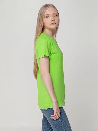 Футболка женская T-bolka Lady, зеленое яблоко, размер XL v2