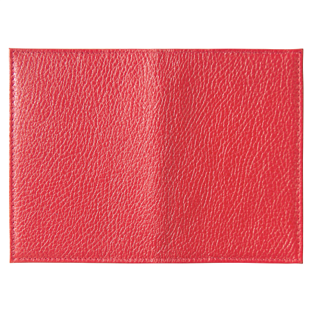 Обложка для автодокументов Leather Sky Flotter из натуральной кожи, красная 4060С