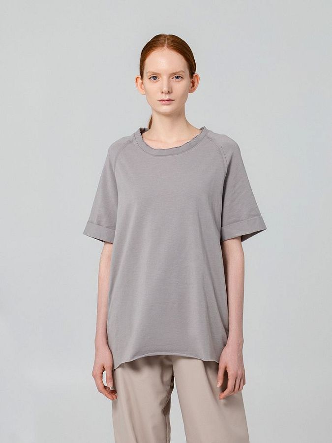 Футболка унисекс Vozduh 1.0, синяя под нанесение