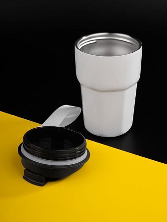 Термостакан Freshbrew, белый