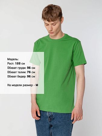 Футболка унисекс T-Bolka 160, ярко-зеленая, размер S