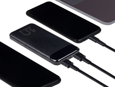 Внешний аккумулятор с дисплеем, 10000 mAh