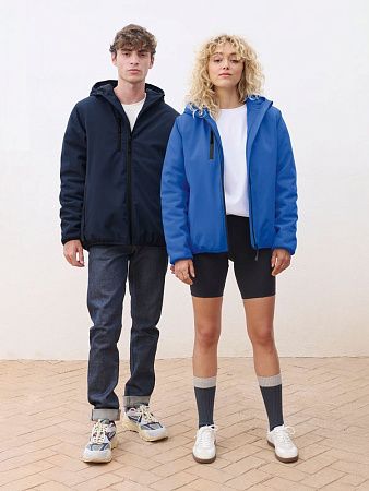 Куртка софтшелл с капюшоном мужская Falcon Men, ярко-синяя (royal), размер M