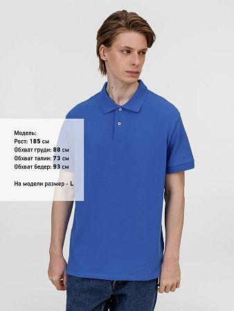Рубашка поло унисекс Pacific, ярко-синяя (royal), размер M