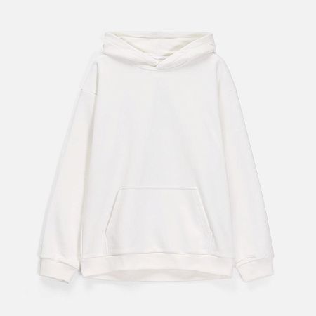 Худи унисекс оверсайз Songo, молочно-белое, размер XS/S
