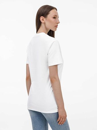 Футболка унисекс T-Bolka 180, белая, размер S