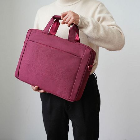 Сумка для ноутбука L225, бордовая