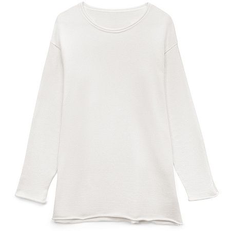 Лонгслив унисекс Siluetti Fuori, молочно-белый, размер L/XL