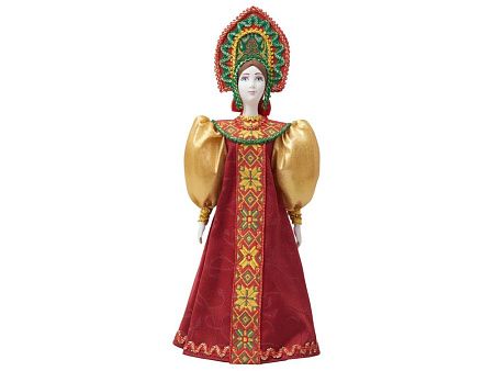 Подарочный набор: кукла фарфоровая, крем-мёд с лаймом и имбирем